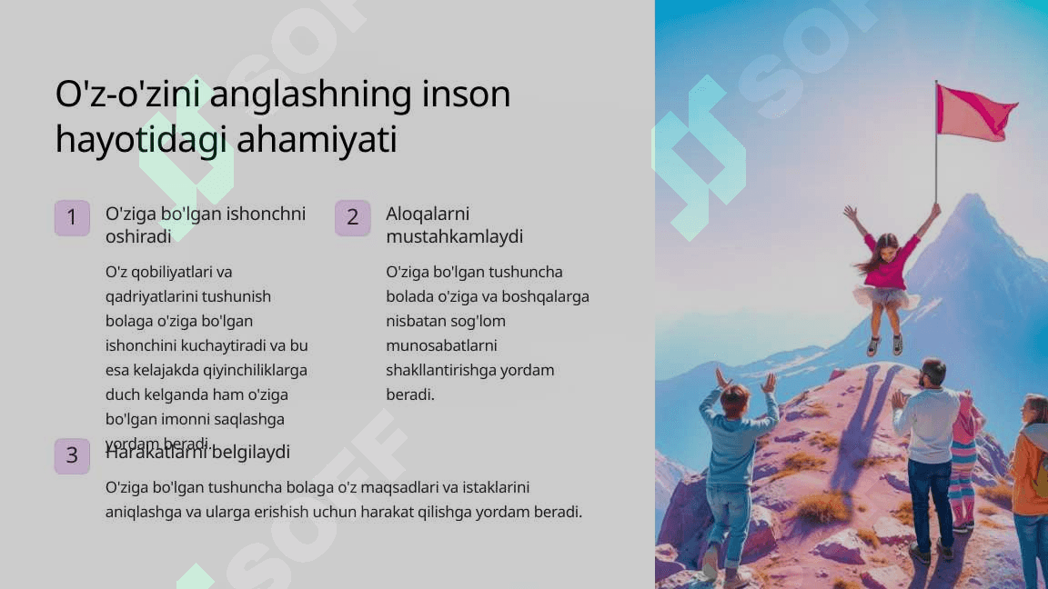 Bolaning o'z-o'zini anglashi va motivatsion jarayon 3