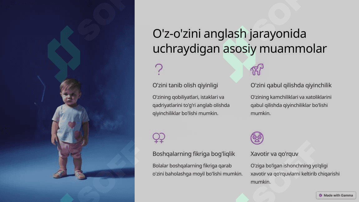 Bolaning o'z-o'zini anglashi va motivatsion jarayon 4