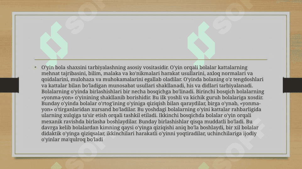Maktabgacha ta’lim tashkilotlarida  o’yin diagnostik  vosita sifatida 4
