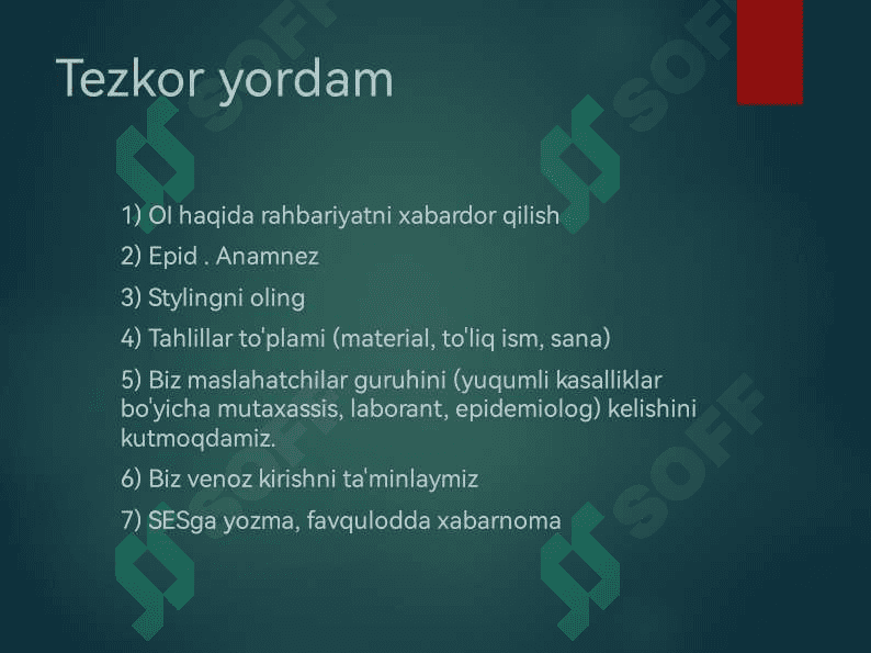 O’ta xavfli infektsiyalar 8