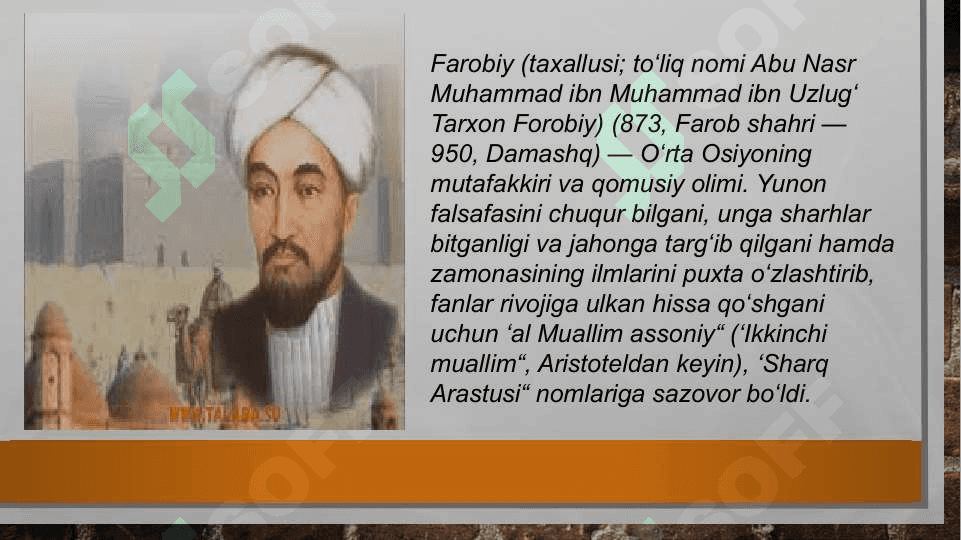 Farobiyning Fozil odamlar shahri asarining ta'limiy axloqiy ahamiyati 2