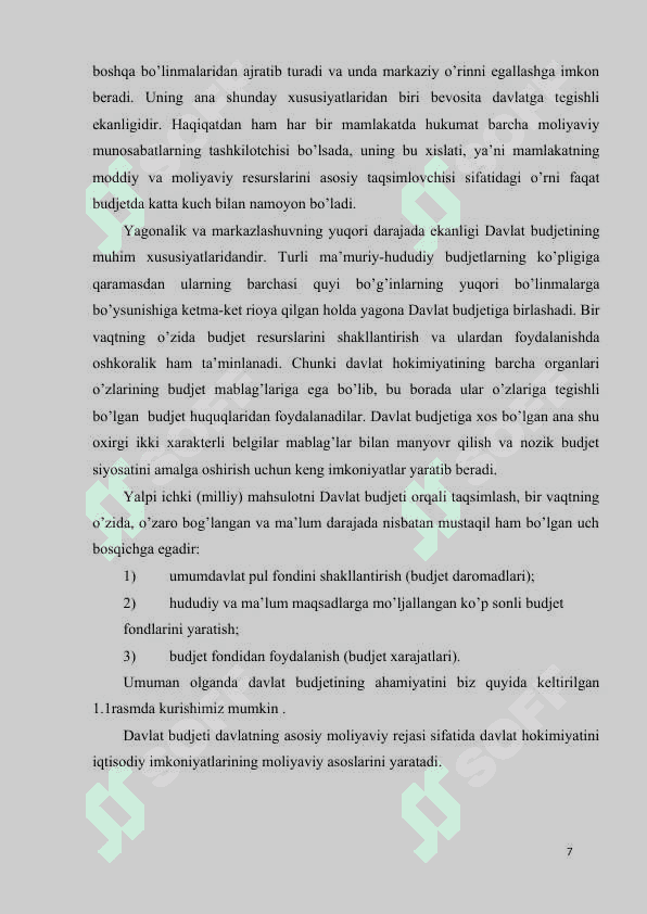 ZAMONAVIY SHAROITDA DAVLAT BUDJETI XARAJATLARI SAMARALI IJROSINI TAMINLASH 7