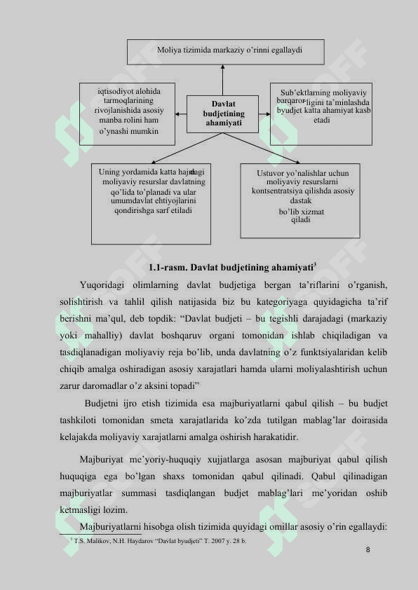 ZAMONAVIY SHAROITDA DAVLAT BUDJETI XARAJATLARI SAMARALI IJROSINI TAMINLASH 8