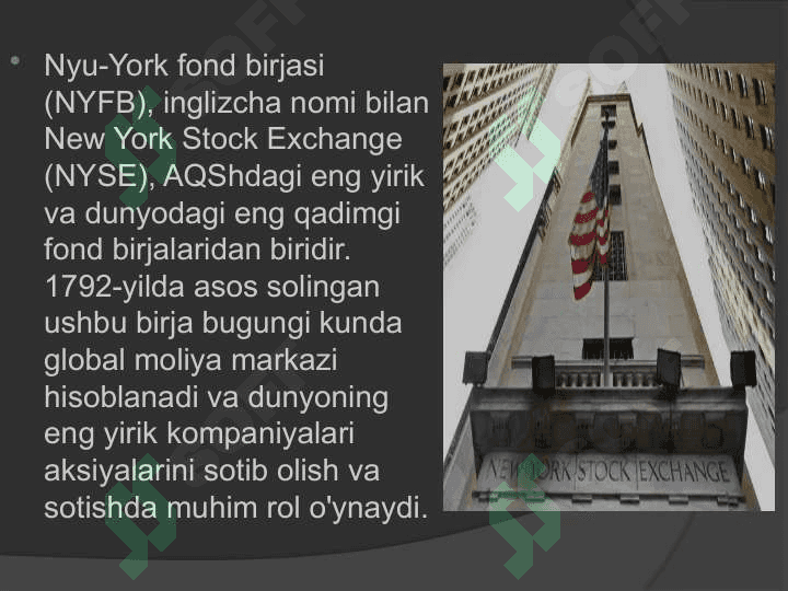 Nyu work fond birjasi 3