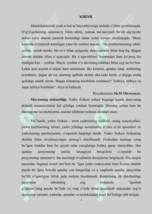 ZARRA ENERGIYASINING ATOMLARNI IONIZATSIYALASH VA UYG‘OTISHGA SARF BO‘LISHI ZARYADLANGAN ZARRALARNING MUHIT BILAN O‘ZARO TA’SIRI 2