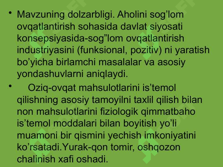 NON MAHSULOTLARINI BIOLOGIK QIYMATINI OSHIRISH 3