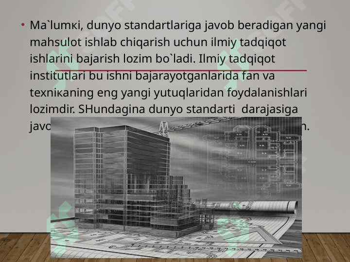 Loyiha va кonstruкtorliк ishlarini tashкil etish 3