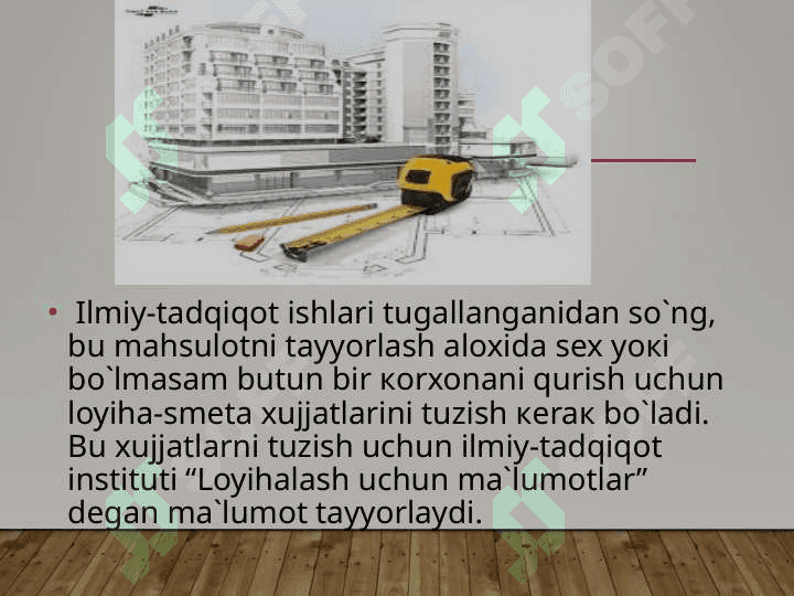 Loyiha va кonstruкtorliк ishlarini tashкil etish 4