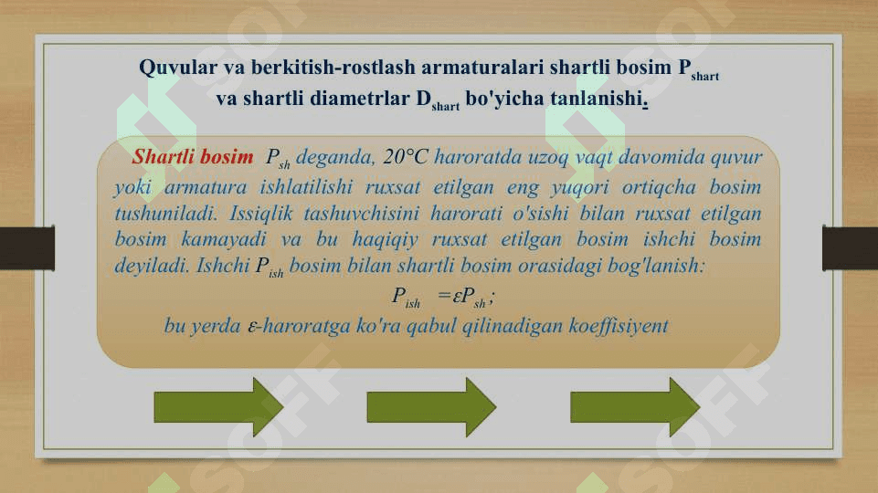 Quvurlar, armatura,     tayanchlar, kompensatorlar 4