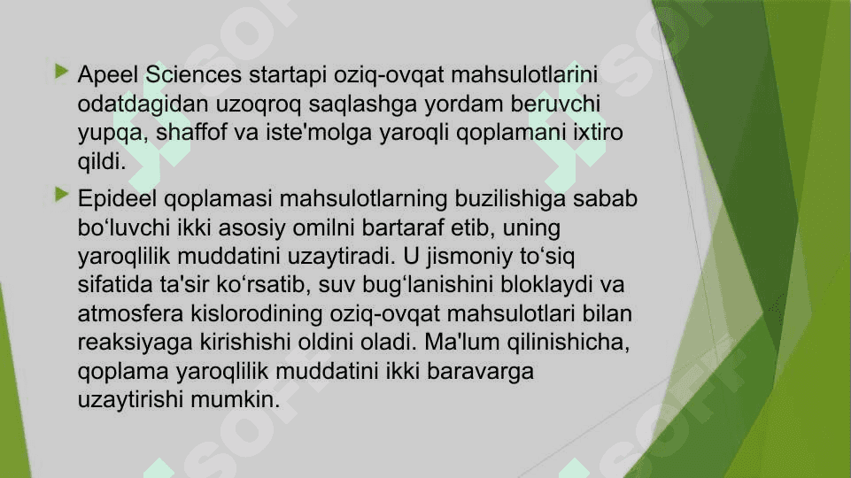Oziq-ovqat mahsulotlarining yaroqlilik muddatini cho’zish uchun amaliy choralar 3