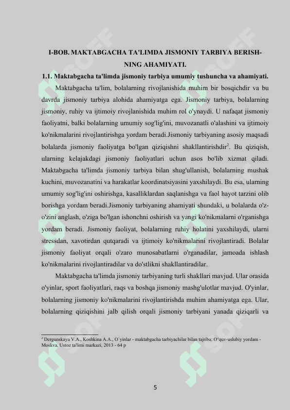Maktabgacha talim tashkilotlarida jismoniy tarbiya berish usullari 5