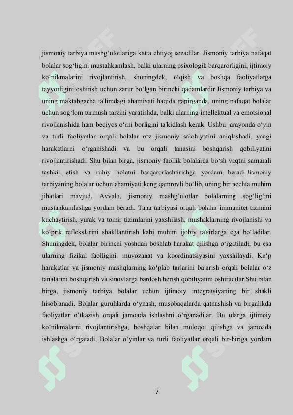 Maktabgacha talim tashkilotlarida jismoniy tarbiya berish usullari 7