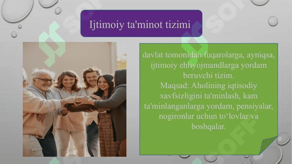 Ijtimoiy ta'minot tizimni moliyalashtirish xalqaro tajriba 2