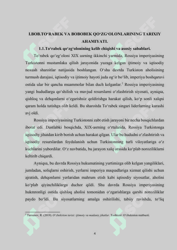 Turkiston mustaqilligi uchun kurash To‘rabek va Bobobek qo‘zg‘oloni 4