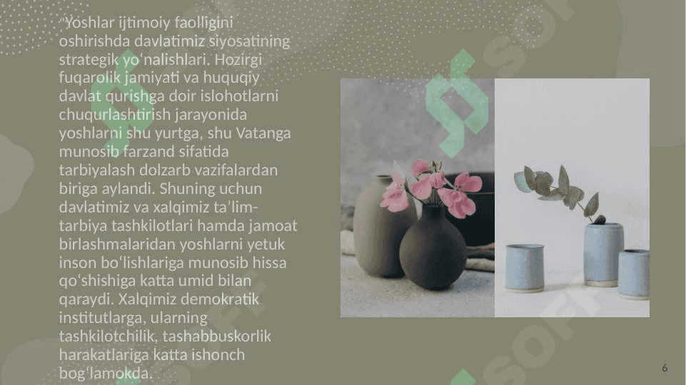 Yoshlarda ijtimoiy umummilliy madaniyatni shakllantirish 6