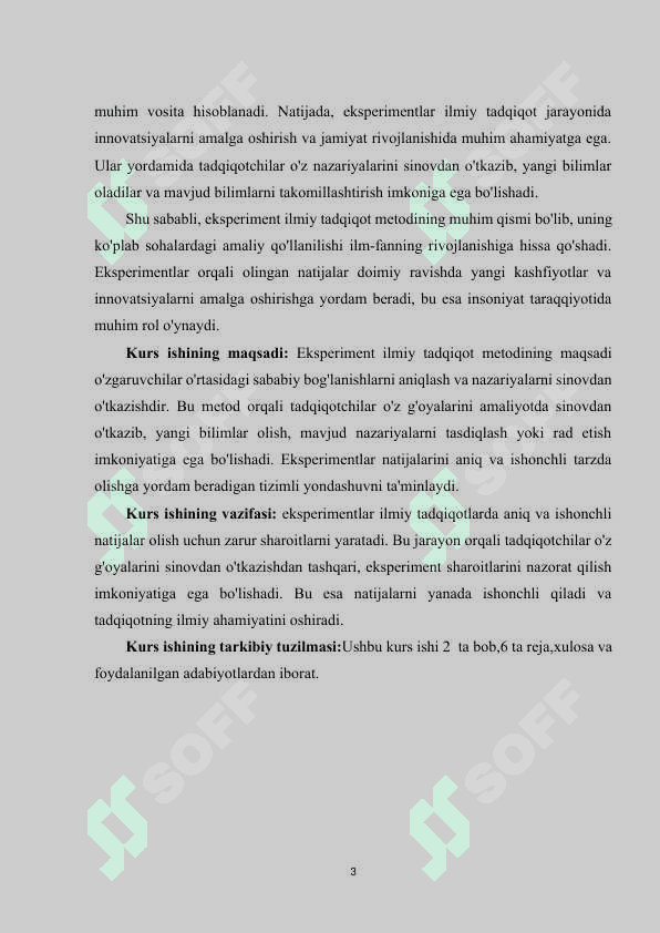 Eksperiment ilmiy tadqiqot metodi 3