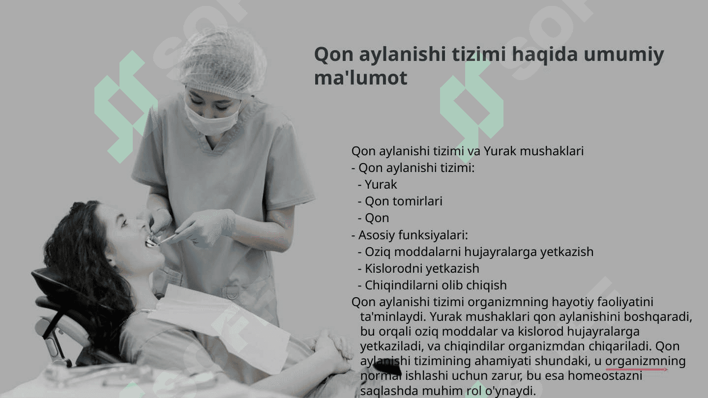 Qon aylanishi.Yurak mushaklari 3