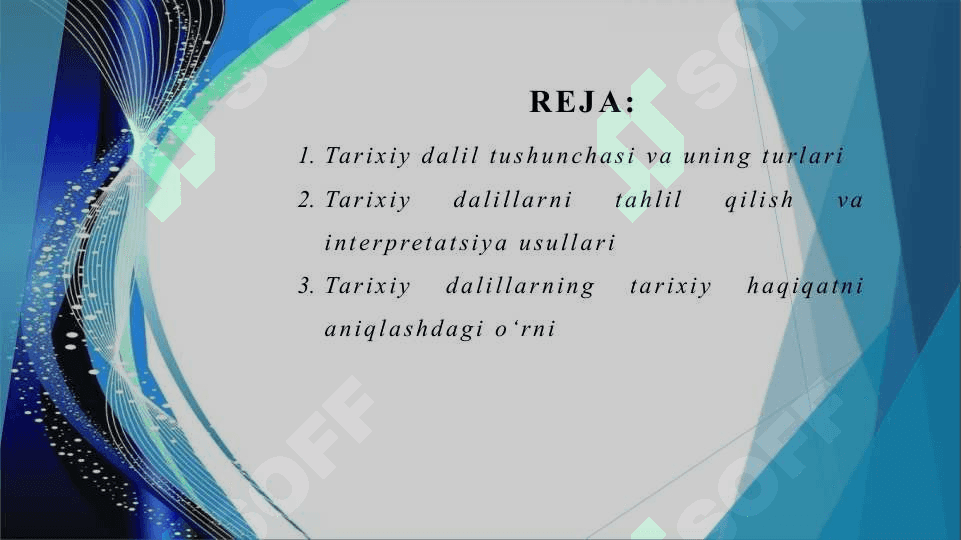 Tarixiy dalil va uning interpritasiyasi 2