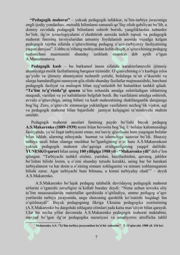 PEDAGOG KASBINING JAMIYATDAGI OʻRNI 7