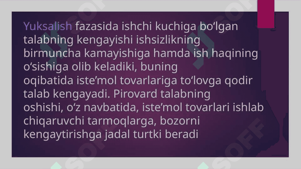 IQSODYOTNING SIKLLIGI MAKROIQTISODIY BEQARORLIK 7