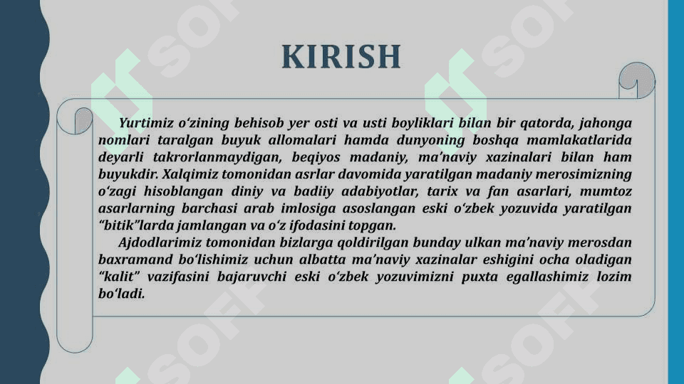 O`zbek tilining arab imlosidagi alifbo harflari 3