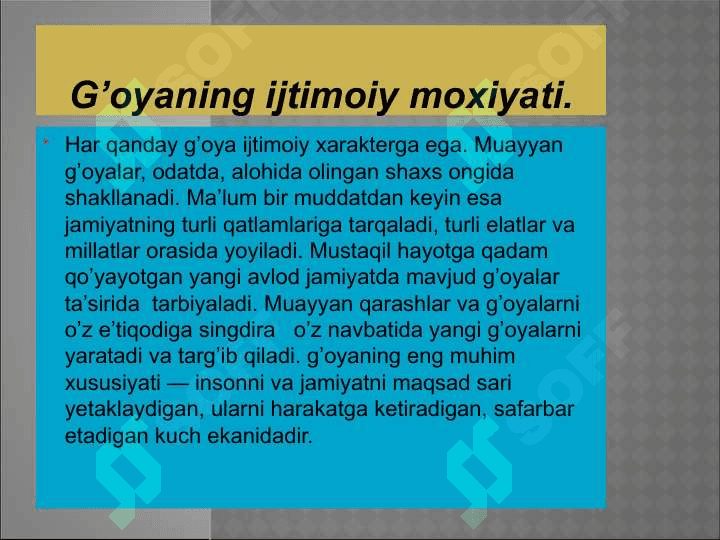 Milliy g’oya va mafkuralar 3