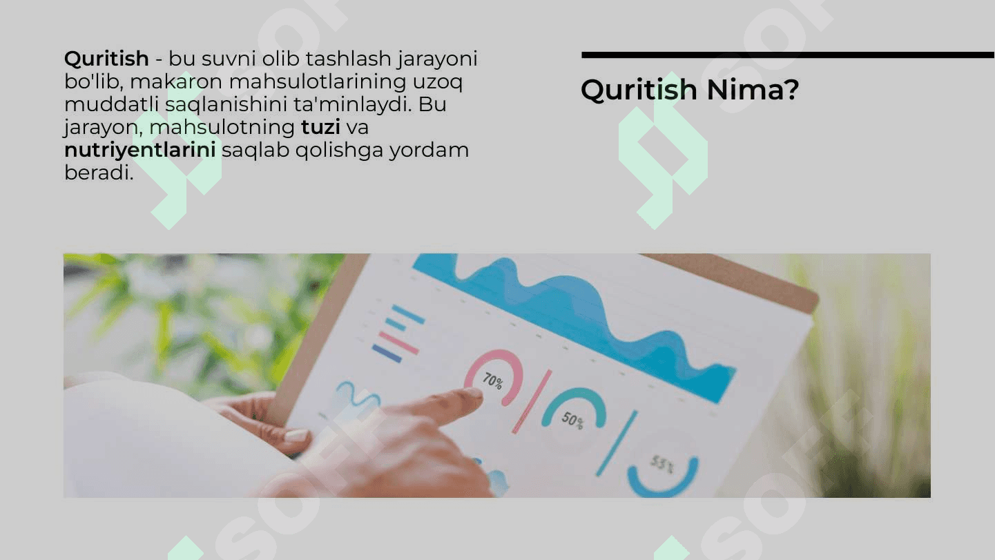 Makaron mahsulotlarini quritish usullari va rejimlari 3