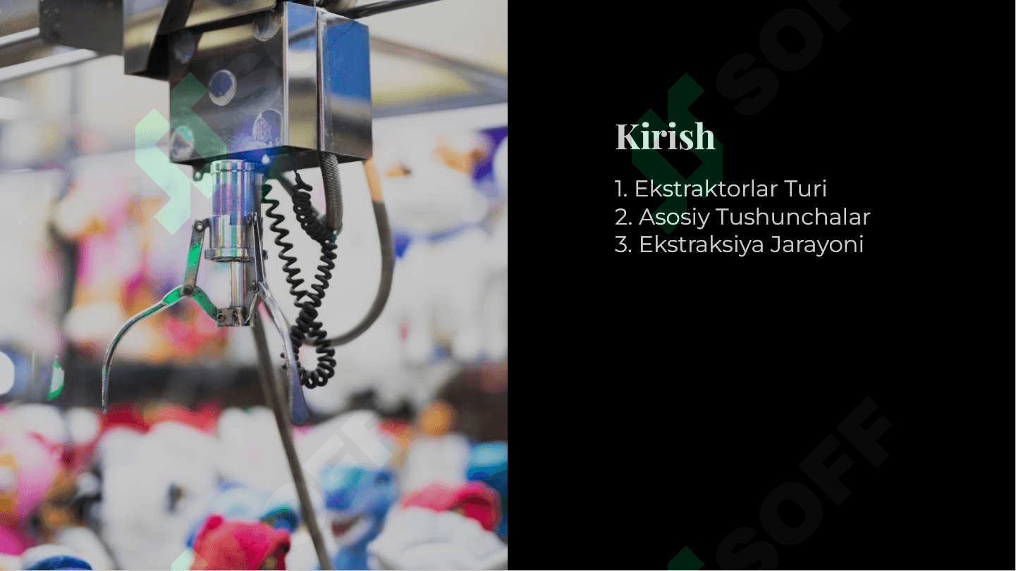 Ekstraktorlar konstruksiyalari 2