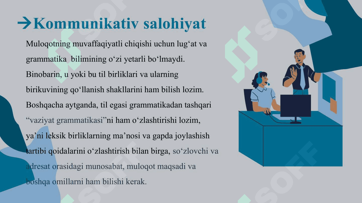 Ijtimoiy rol va lisoniy ijtimoiylashuv 5