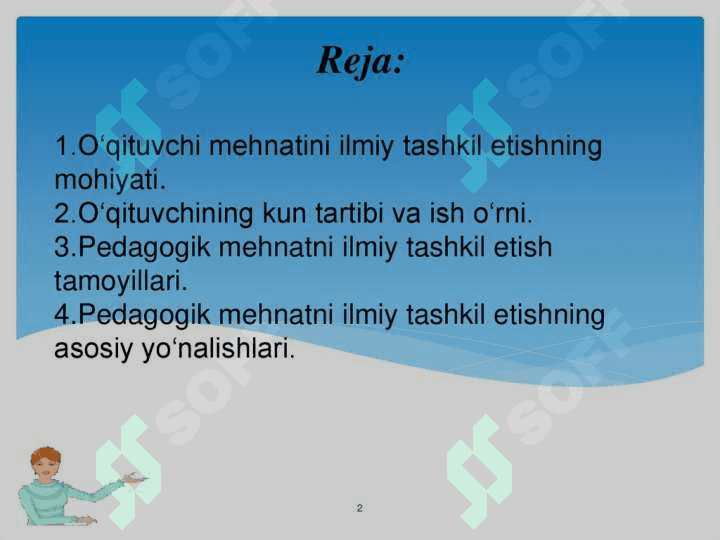 Hozirgi zamon o qituvchi mehnatini ilmiy asosda tashkil etish muammolari 2