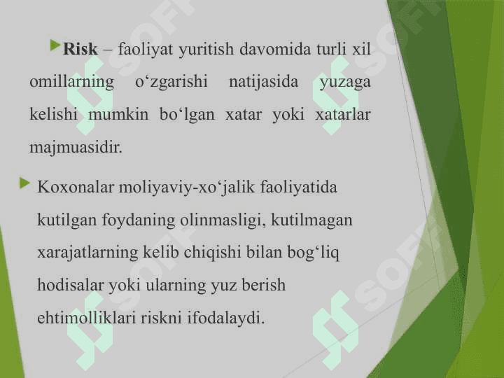 Moliyaviy risklar tahlili 2