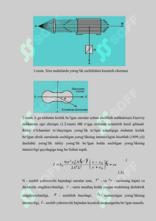Yorug’likning muhitlardan sochilishining nozik strukturasi. Mandelshtam-Brillyuen effekti. 8