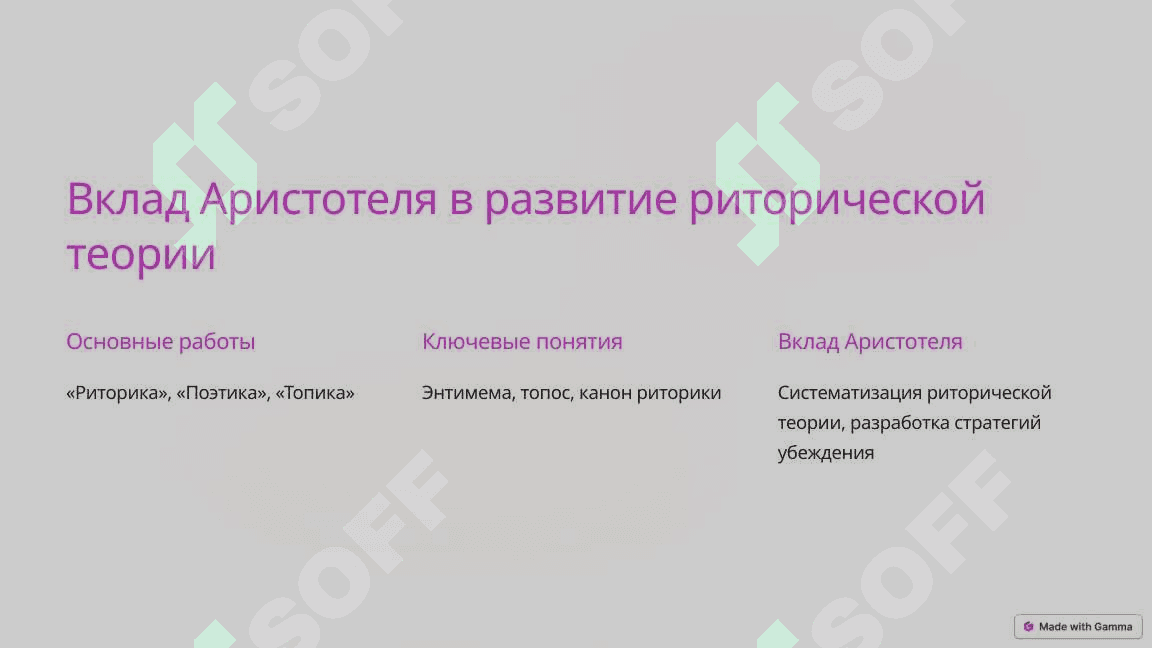 Античная риторическая традиция 3