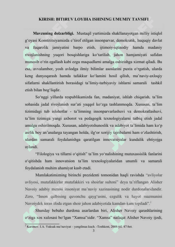 Alisher Navoiy “Xamsa”sining yaratilishi” modulini o‘qitishda ilg‘or pedagogik texnologiyalaridan foydalanish 3