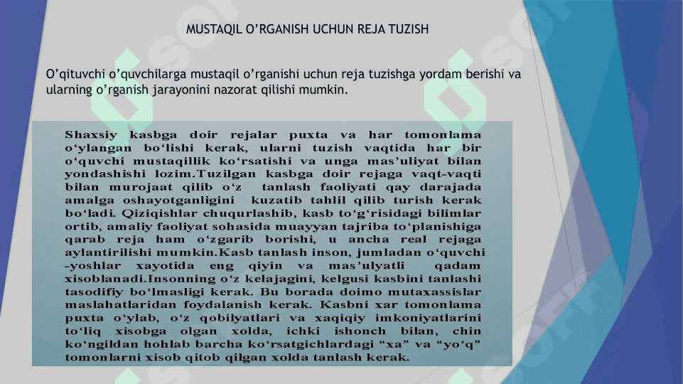 Tarix o’qitishda mustaqil ta’lim va sinfdan tashqari olib boriladigan ishlar 8