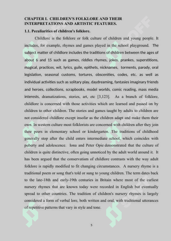 Children’s folklore 5