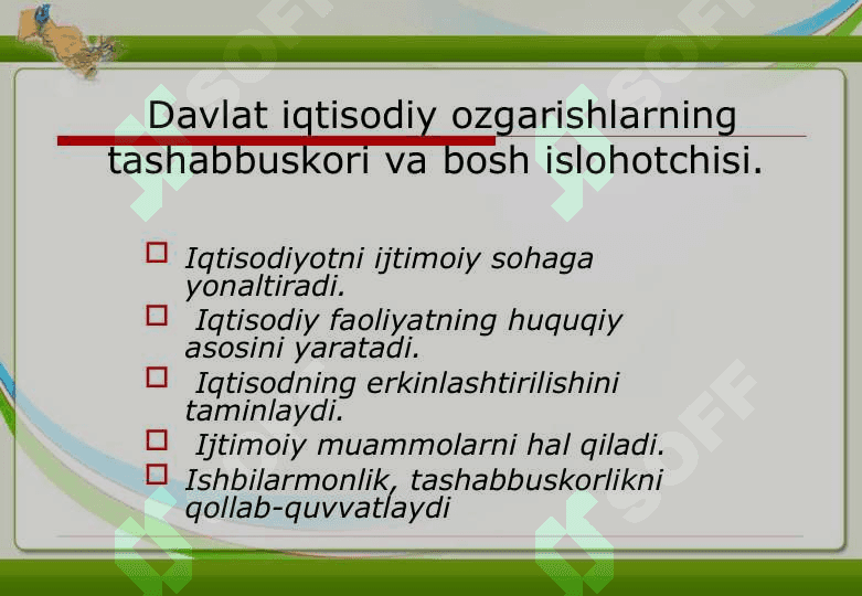 Mustaqillik yillarida davlat boshqaruvi tizimida amalga oshirilgan islohotlar 6