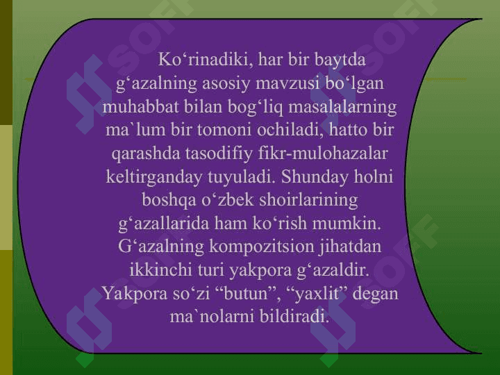 G‘AZAL  JANRI  TAHLILI 4