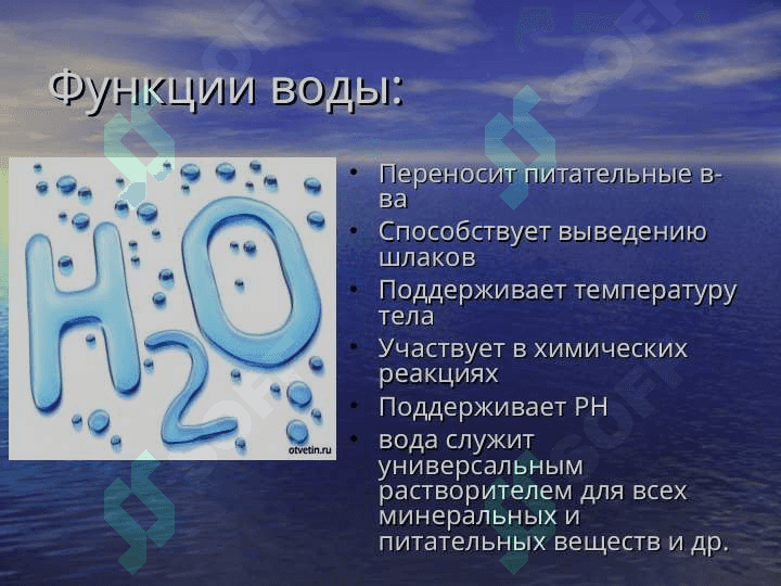 Чистая вода-источник здоровья 4
