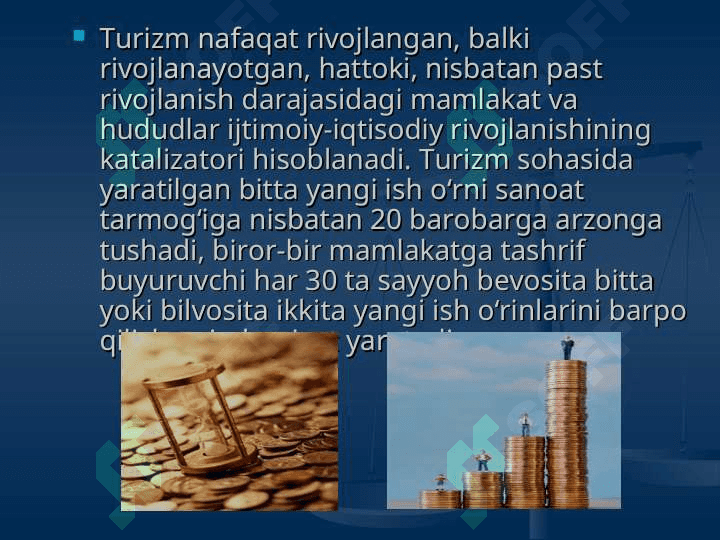 Sayyohlik sohasida xorijiy investitsiyalarni jalb qilish 3