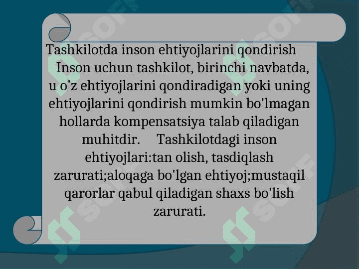 Qoniqqanlik motiv  sifatida 4