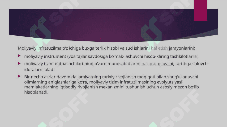 Zamonaviy (amaliy) moliyaviy infratuzilma va moliyaviy tizimni tartibga solish 4