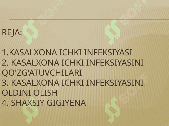 Shifoxona ichki infeksiyasi.Shaxsiy gigiyena haqida shifokorning bemor bilan muloqot qilishi 2