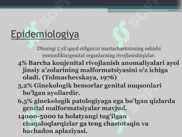 Ayollar jinsiy azolari anatomik va positsion anomaliyalari 3