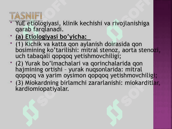 O’TKIR YURAK YETISHMOVCHILIGI 5