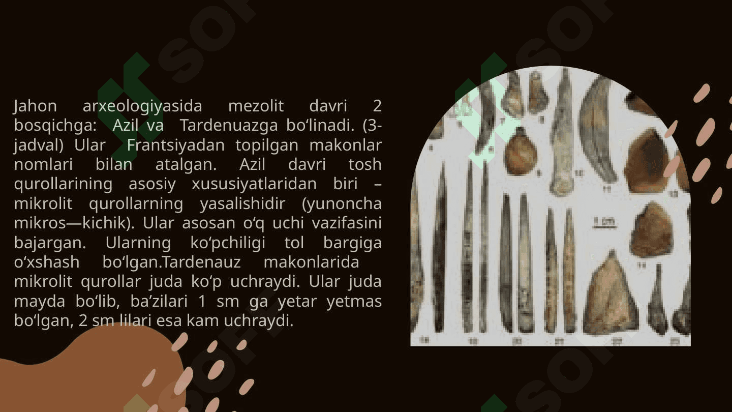 O’rta Osiyodagi mezolit davri 6