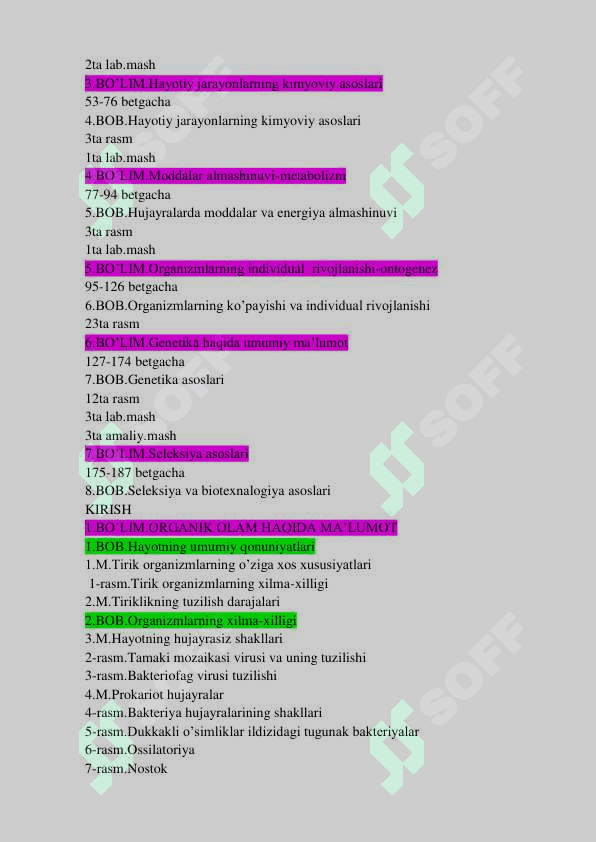 9 sinf biologiya darslik tahlili 2