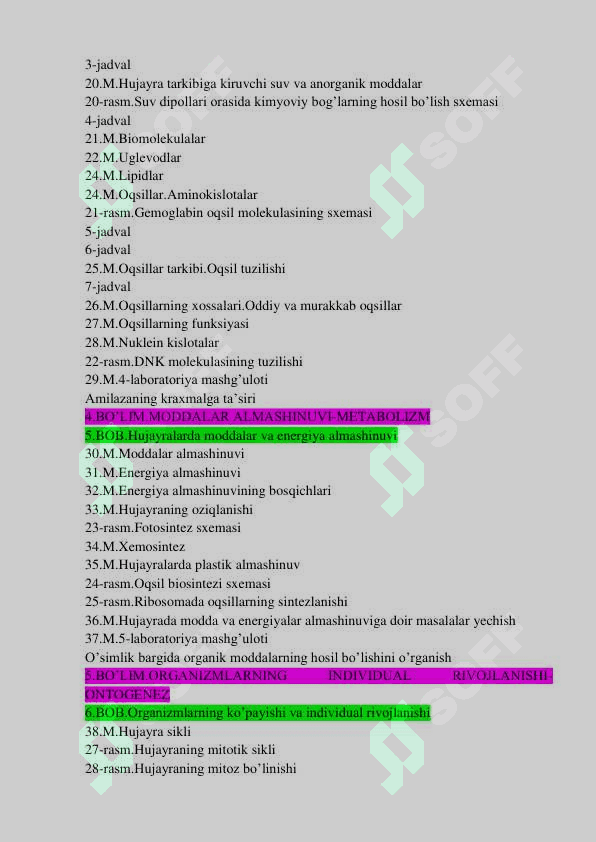9 sinf biologiya darslik tahlili 4