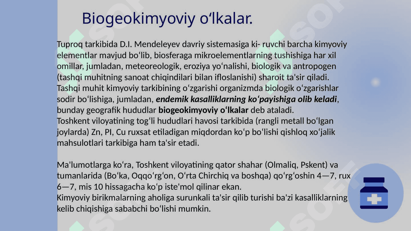 Endemik kasalliklarni oldini olishning gigiyenik asoslari. 3