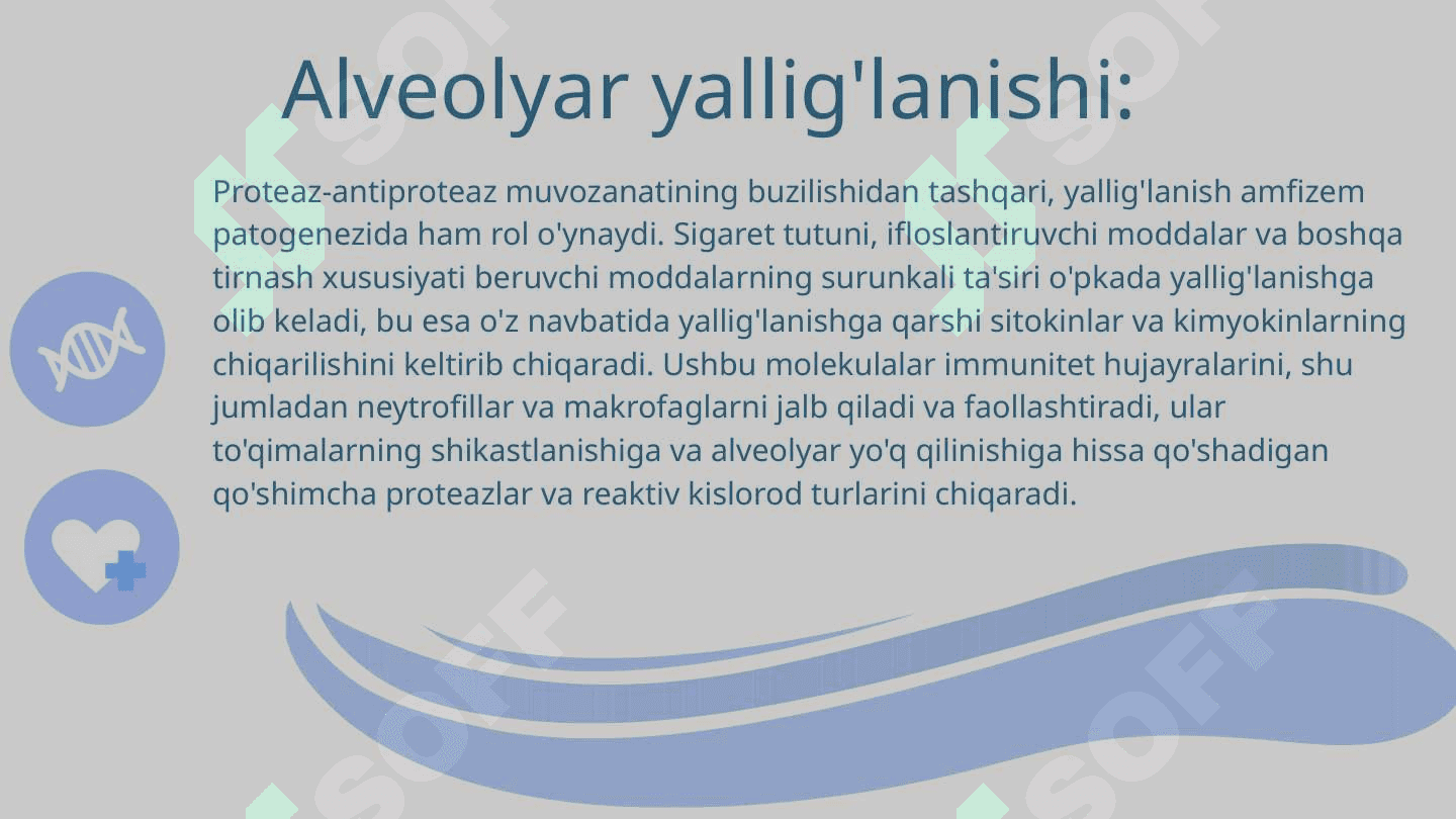 O’pka emfizemasi klinikasi. 8